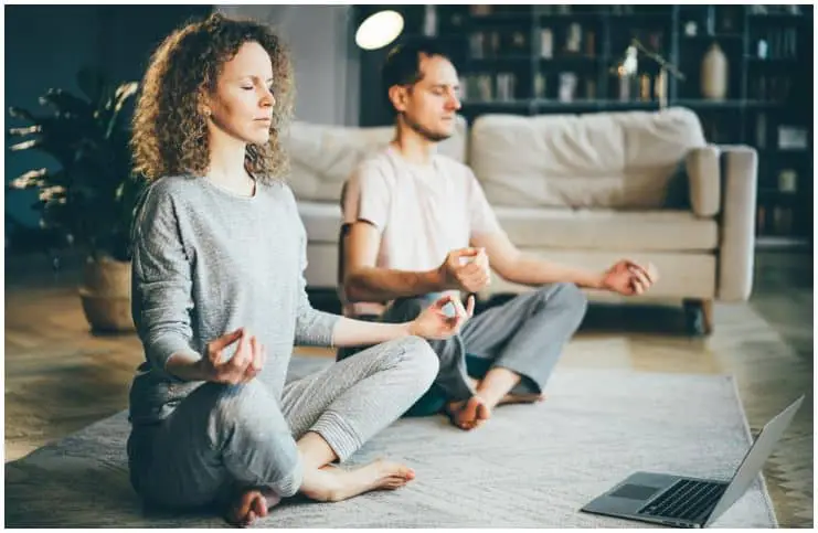 meditation couple