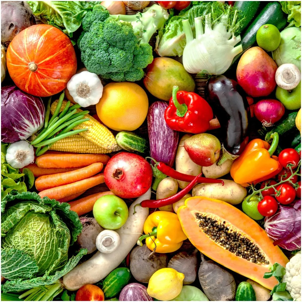 Nutrition fruits and veggies