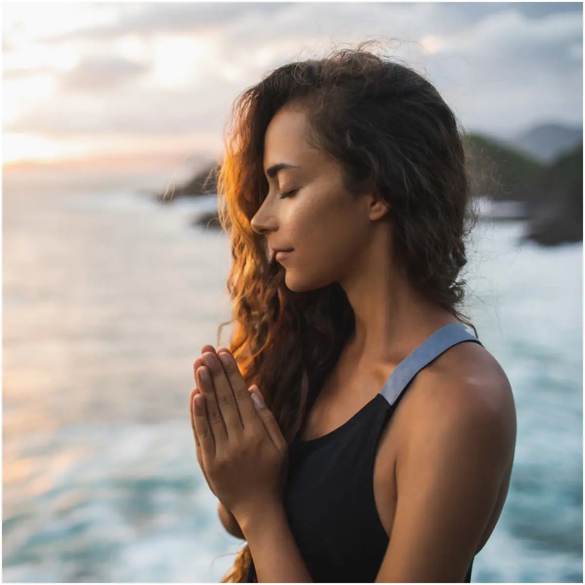 praying woman