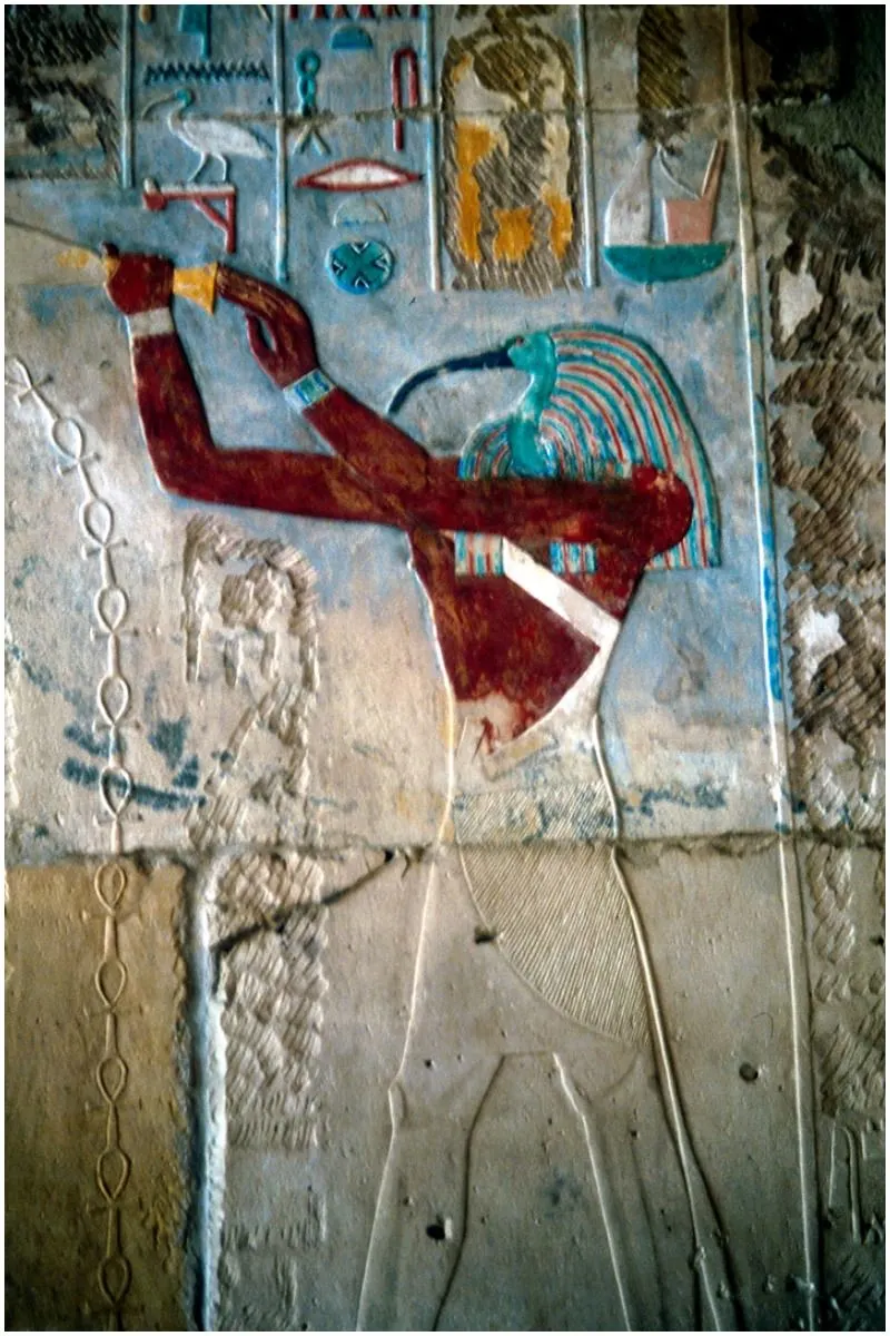 Ancient Egyptian Ibis-headed god Thoth