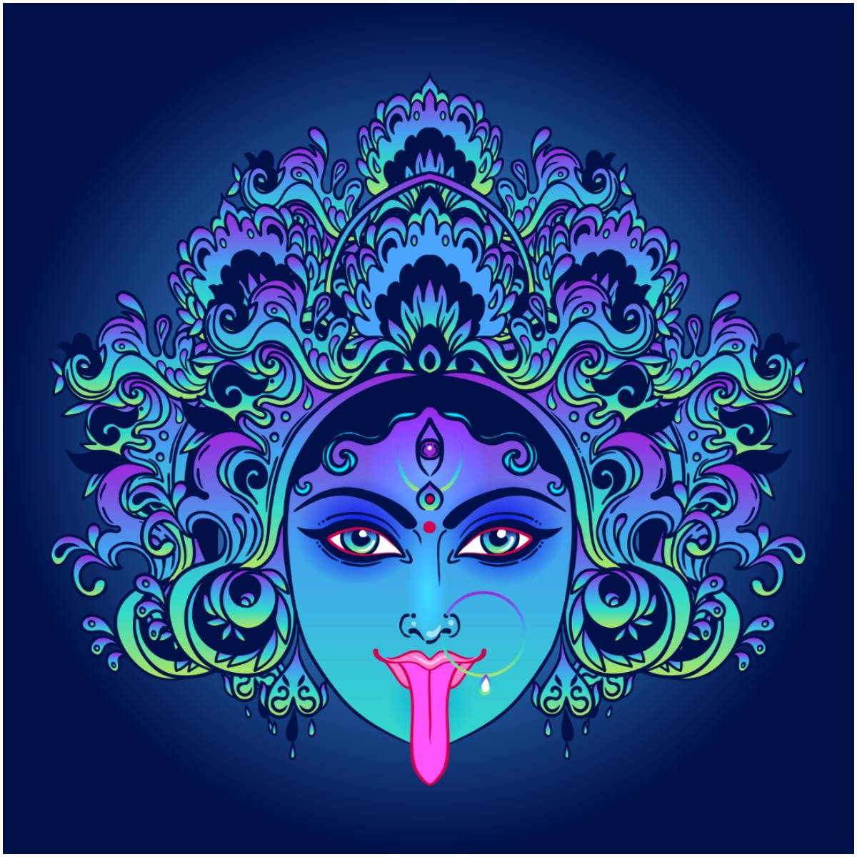 Hindi goddess Kali