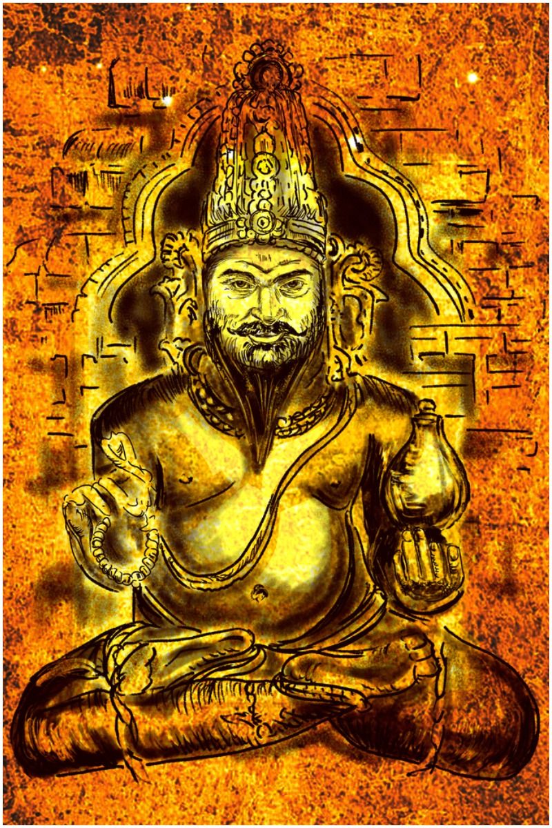 Hindu god Brhaspati, also known as Brihaspati or Bruhaspati