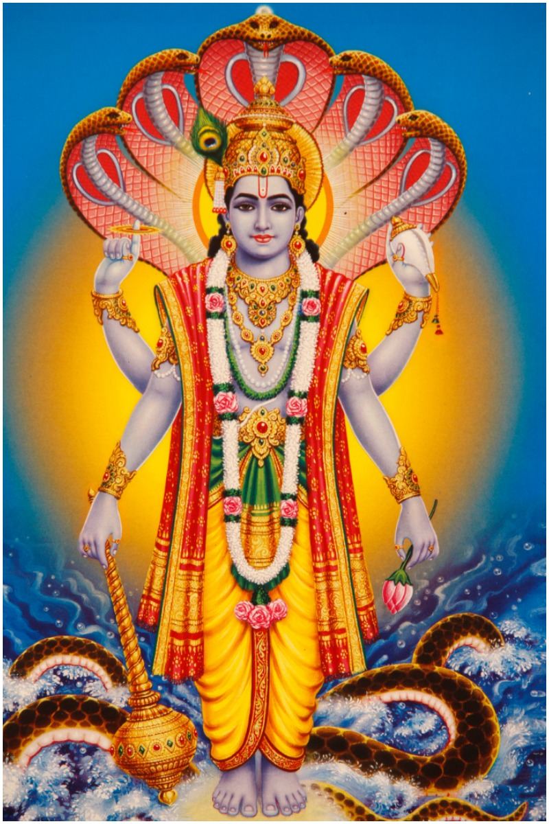 Hindu god Vishnu