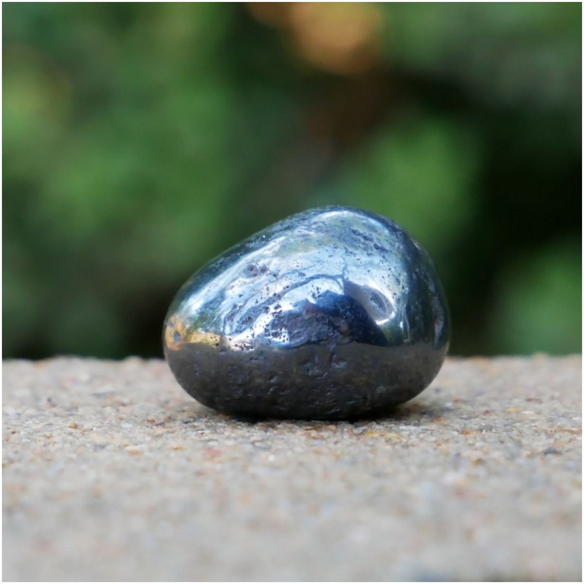 Hematite stone for protection
