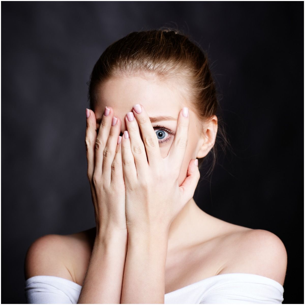 woman experiencing fear