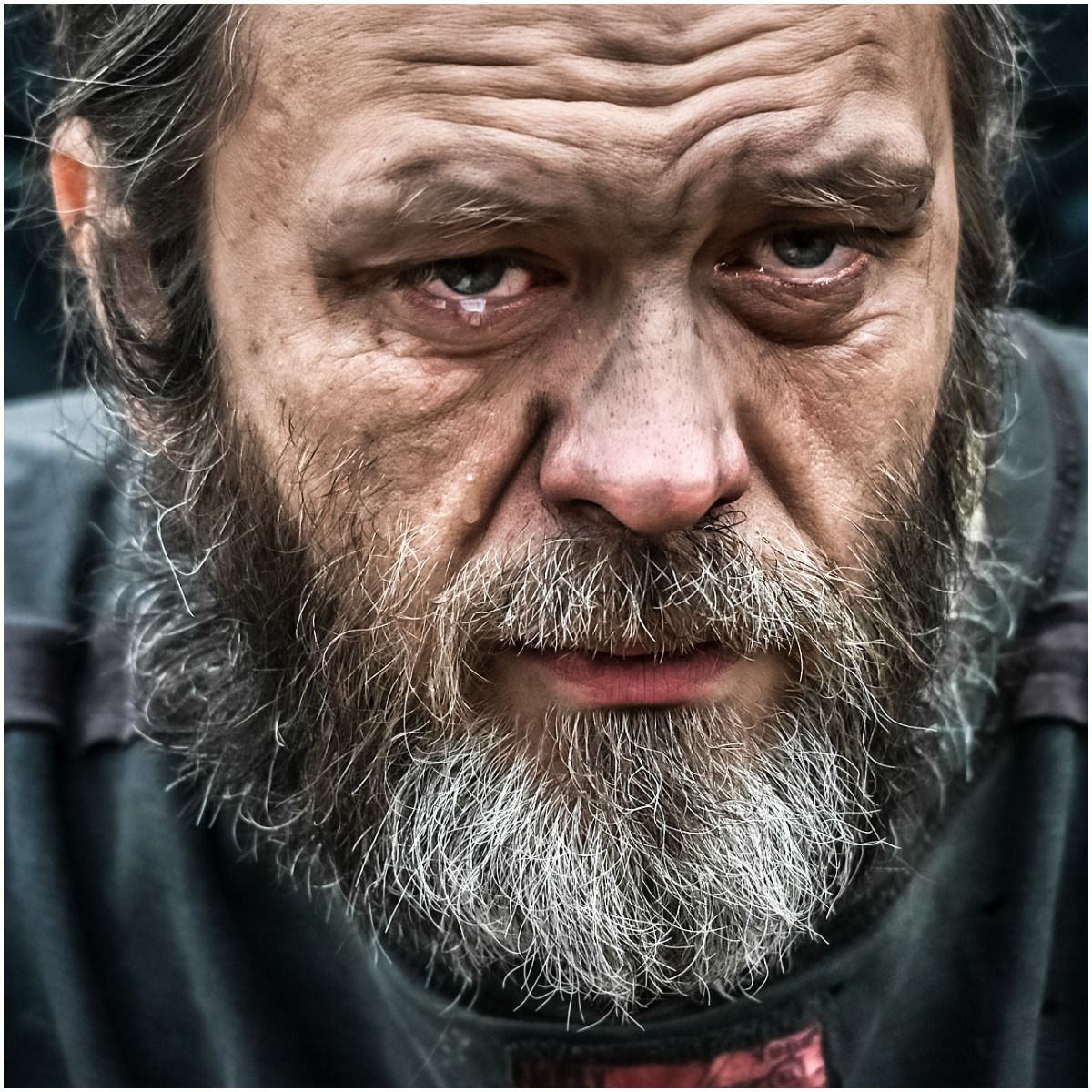 man crying