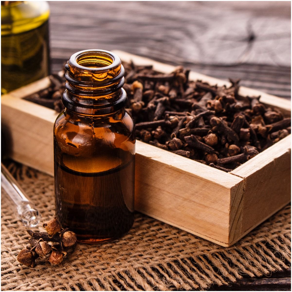 Clove essential oil for good luck