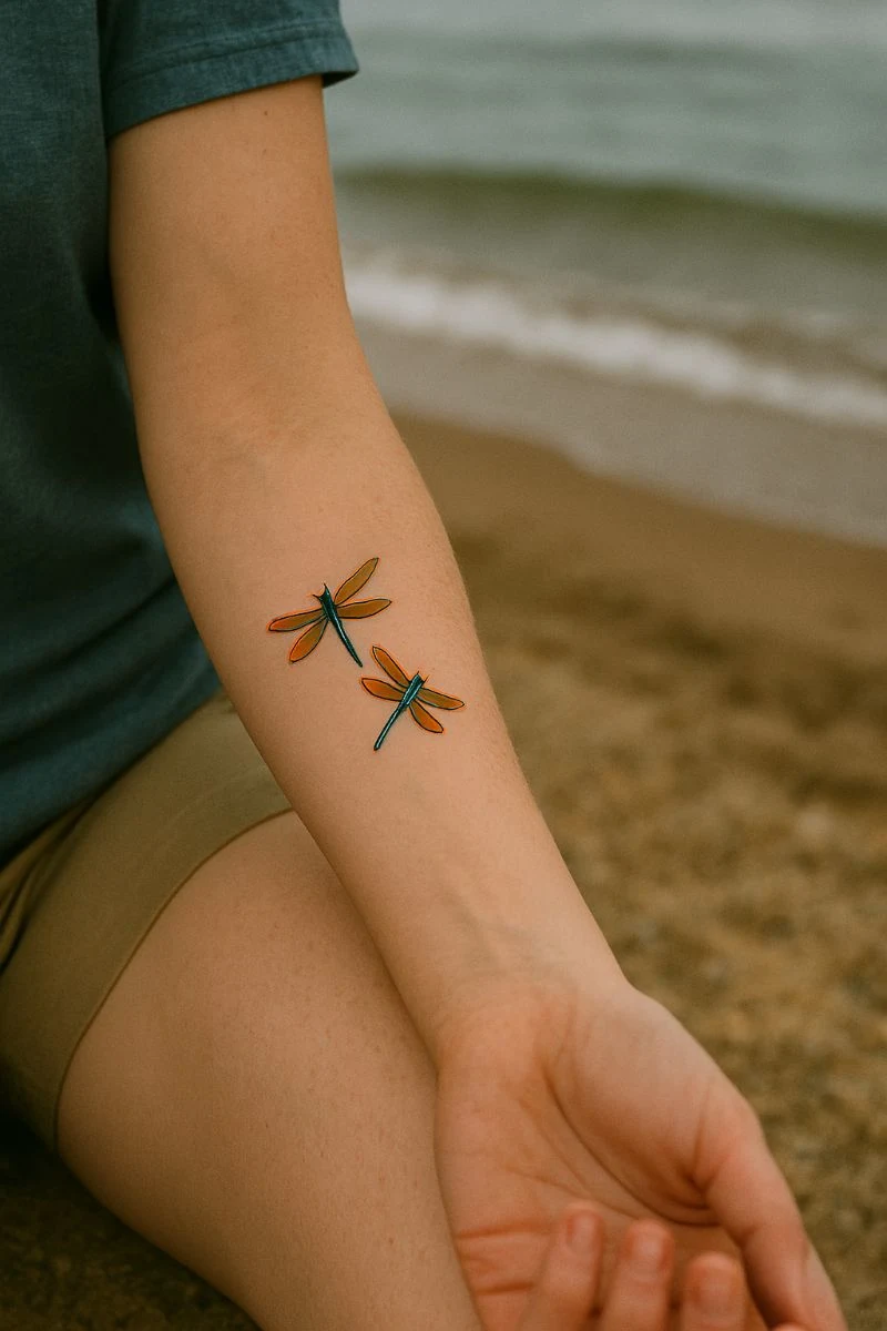 butterfly tattoo on wrist