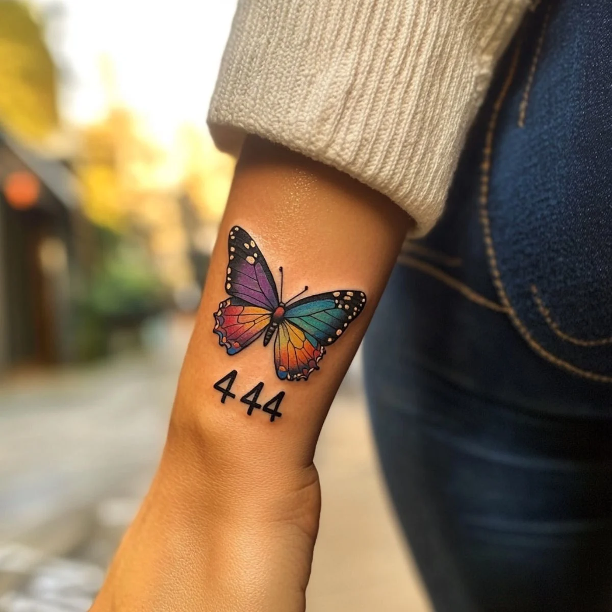 444 tattoo