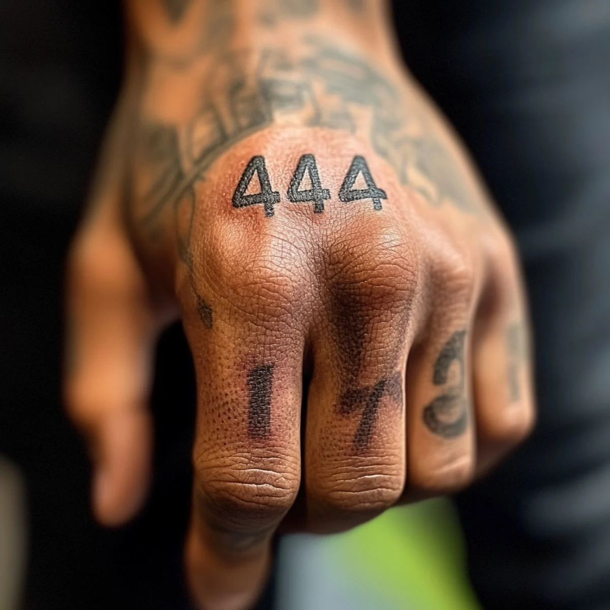 444 tattoo
